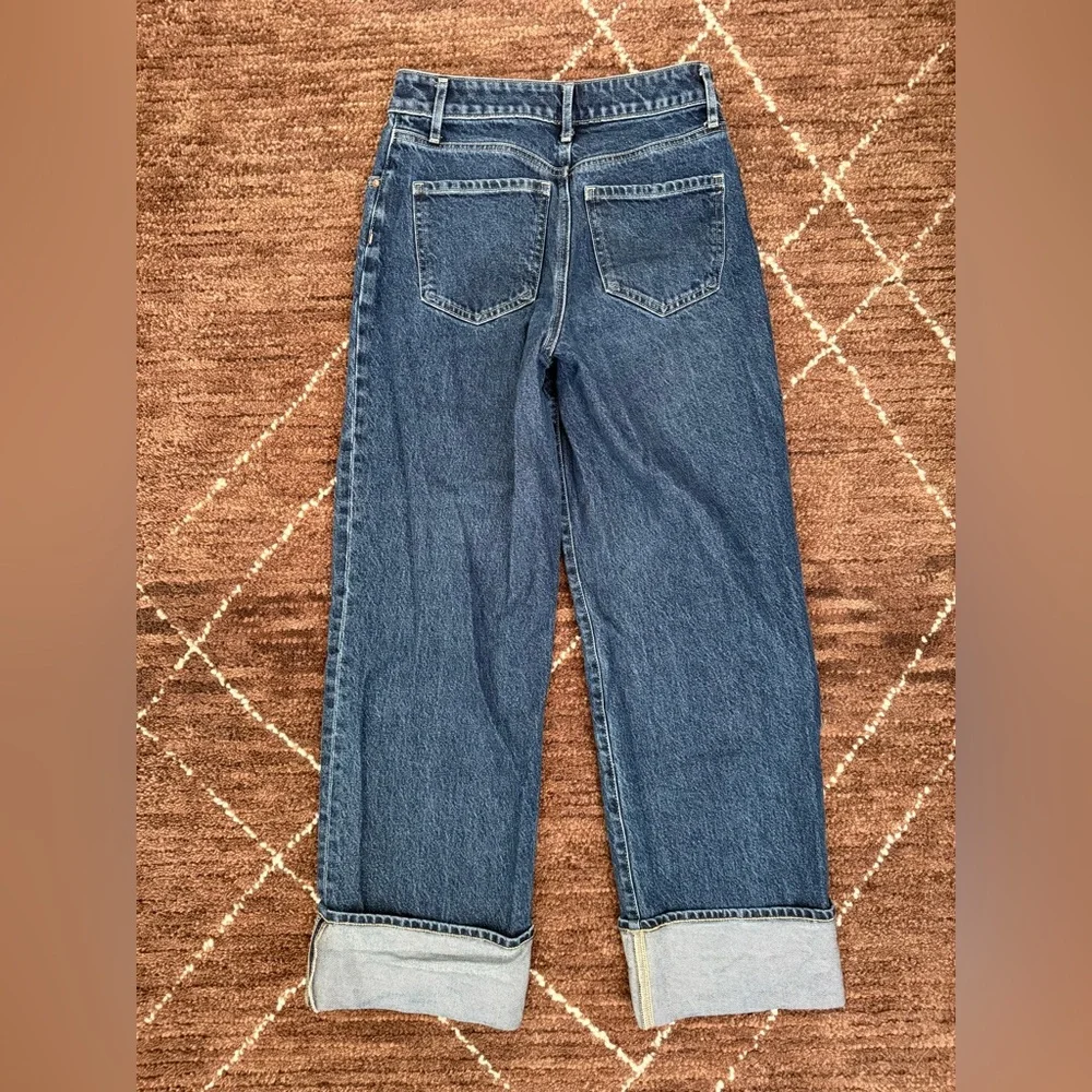 Express High Rise Cropped Denim Jeans - Picture 2 of 4